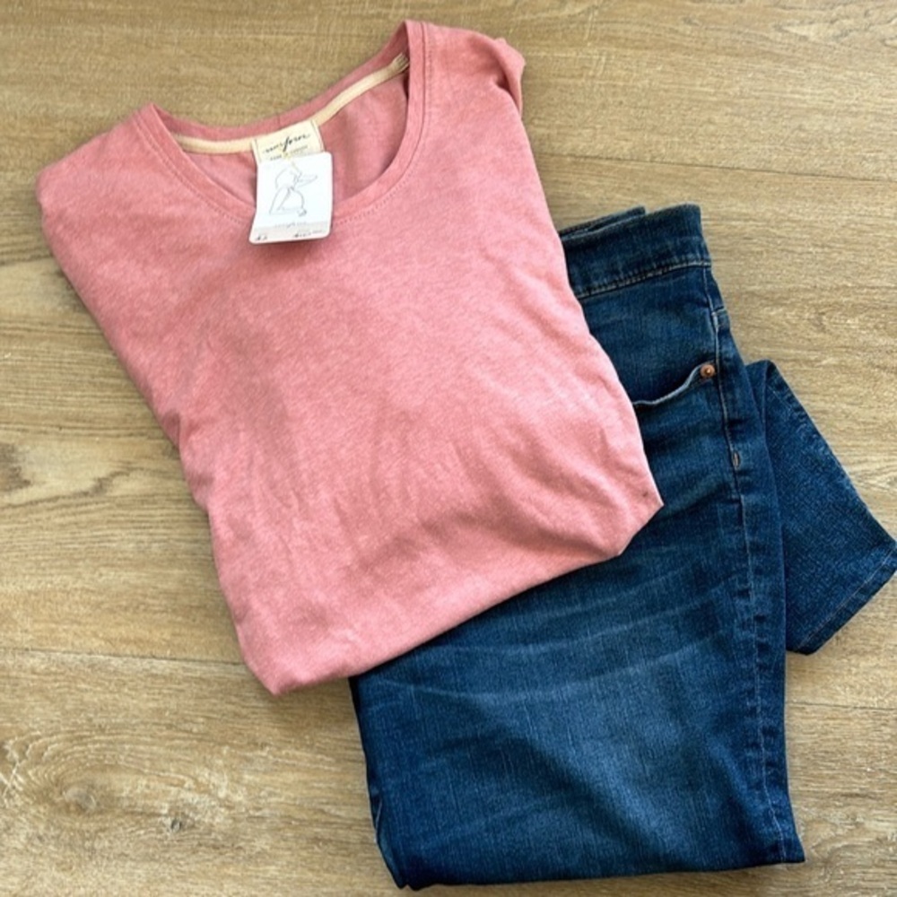Uniform Handmade Hemp T-Shirt 2XL Ash Rose